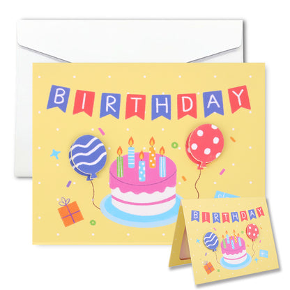Cartoon Cake Birthday Animated Card