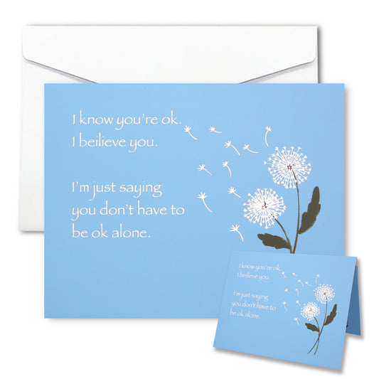 Dandelion Sympathy Animated Card
