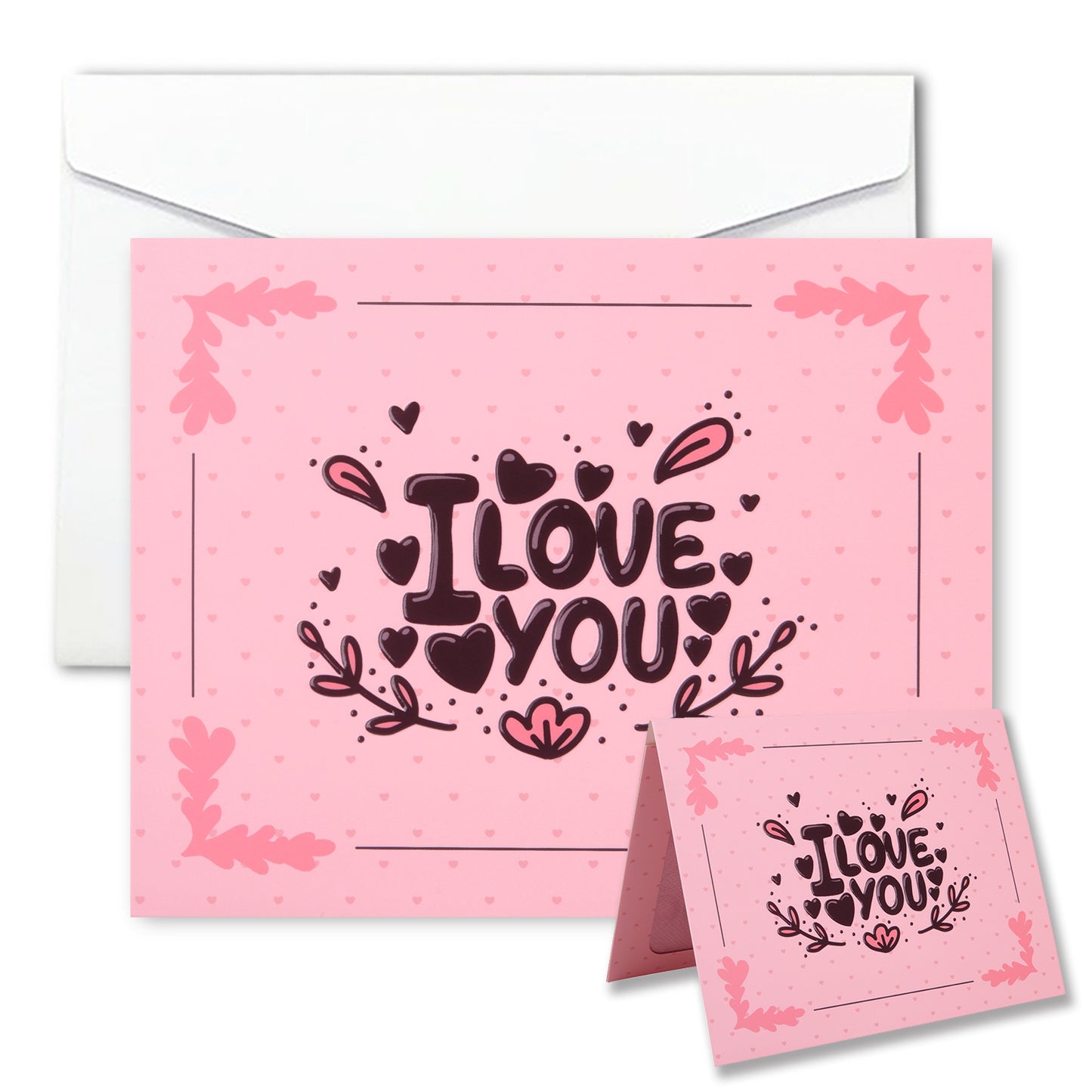 Pink Love Valentine, Anniversary Animated Card