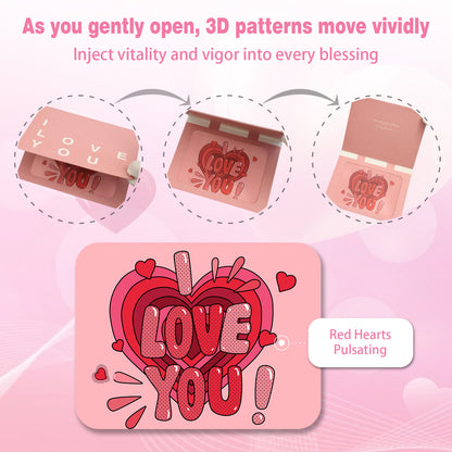 Pink Love Valentine, Anniversary Animated Card