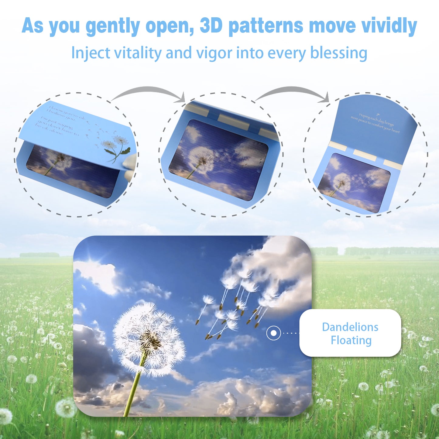 Dandelion Sympathy Animated Card