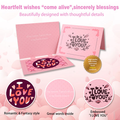 Pink Love Valentine, Anniversary Animated Card