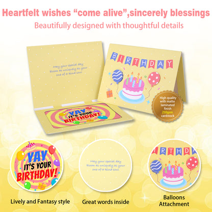 Cartoon Cake Birthday Animated Card