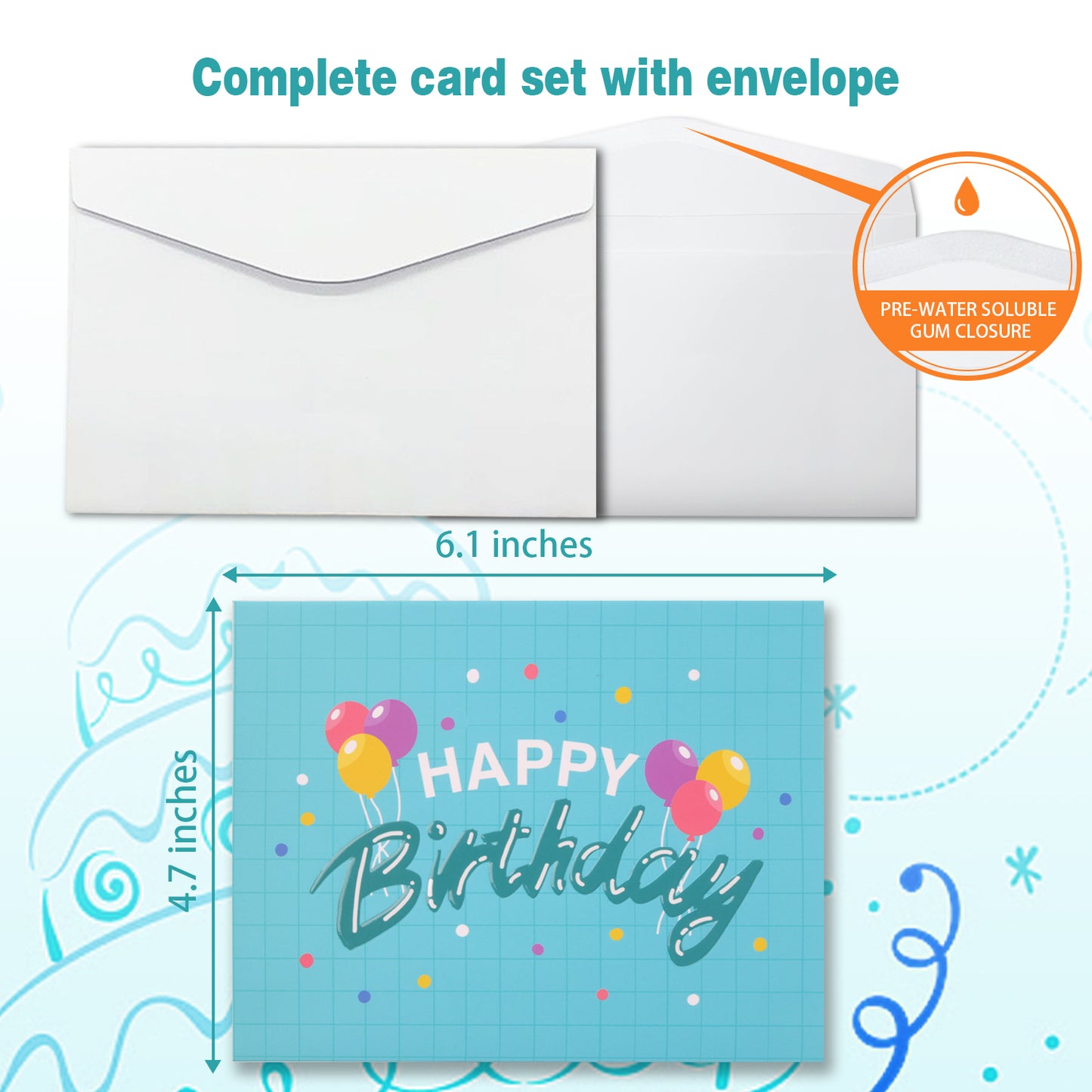 Flickering Candles Birthday Animated Card