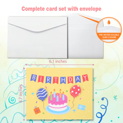 Cartoon Cake Birthday Animated Card