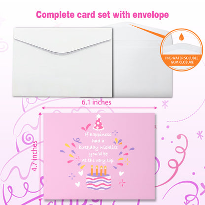 Pink Cake Birthday Animated Card