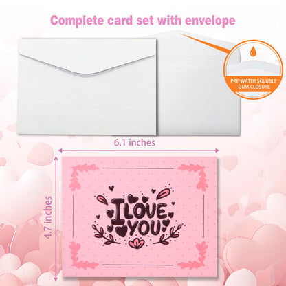 Pink Love Valentine, Anniversary Animated Card