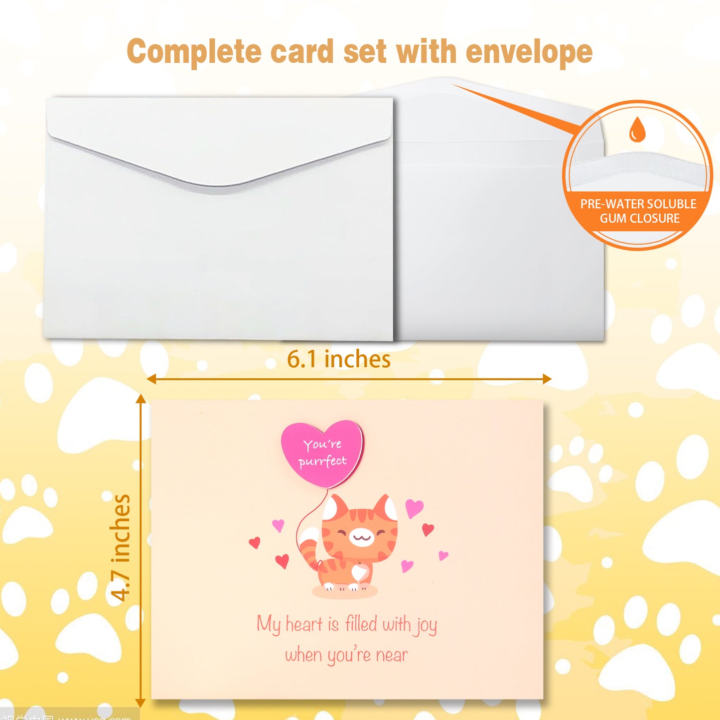 Cute Cat Valentine, Anniversary Animated Card