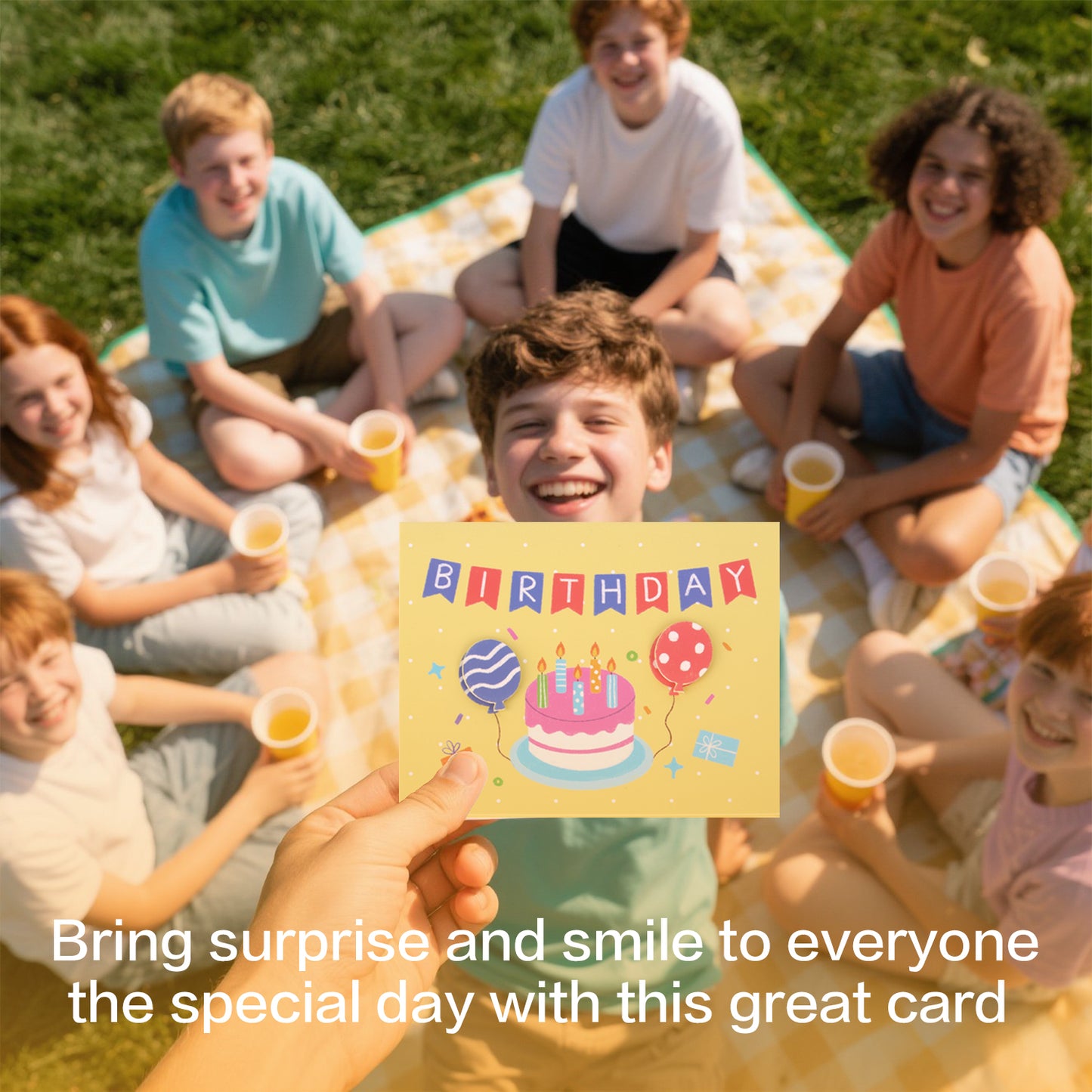 Cartoon Cake Birthday Animated Card
