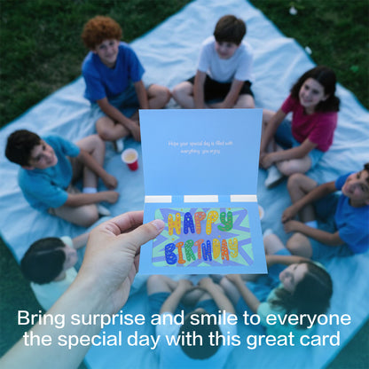 Cute Letters Birthday Animated Card